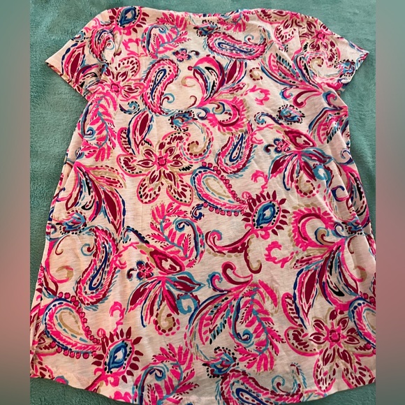 Brand New Etta Scoop Neck Shirt Lilly Pulitzer - Picture 4 of 7